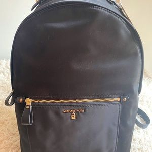 Michael Kors Kelsey Nylon Backpack in Black